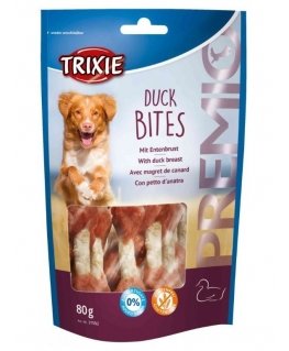 TRIXIE Snacki Premio Duck Bites - Dog treat - 80g