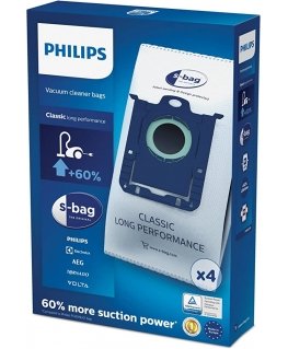 Säkit Philipsin pölynimurille (Tekstiilimateriaali Philips FC8021 / 03 4 kpl.)