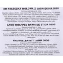 MACED ėriena wrapped rawhide stick - Dog treat - 500g MACED ėriena wrapped rawhide stick - Dog treat - 500g