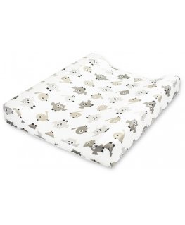 Anne & Mikael treatment tray, 50 x 63 cm, owl, gray