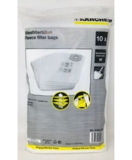 Fleece filter bags CV 38/1, 10 units, Kärcher