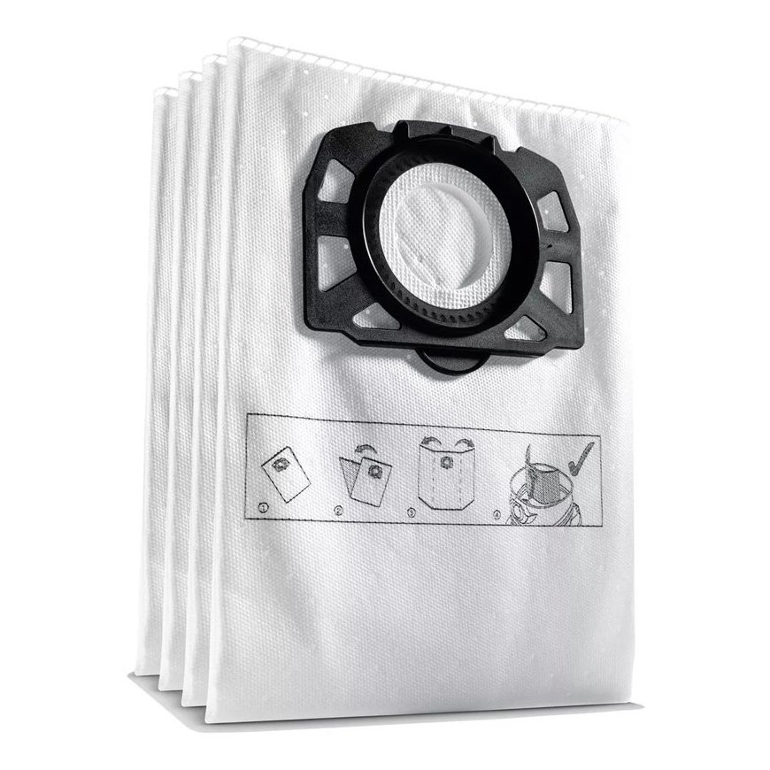Fleece filter bags CV 38/1, 10 units, Kärcher – 2