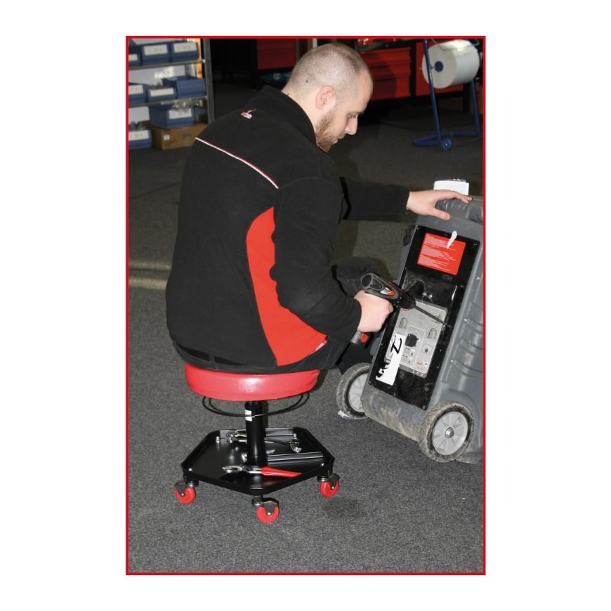 work chair with adjustable height l round H54cm, KS Tools – 3
