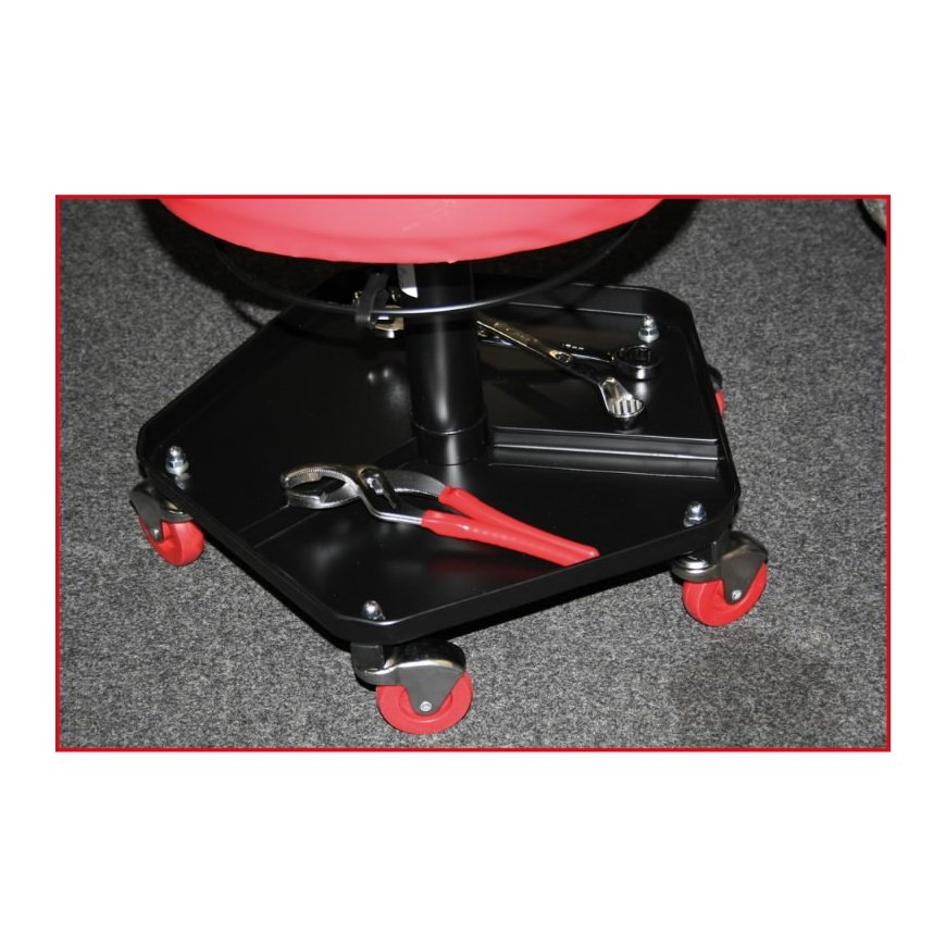 рабочий стул с регулируемой высотой l круглый H54cm, KS Tools – 4