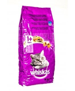 Karma tunzivis ar dārzeņiem WHISKAS 14kg