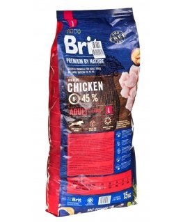 Brit Premium By Nature Pieaugušais L (15 kg)