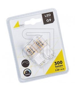 Trio G9 led-lamppu, 3000 K, 300 lm, 2 kpl pakkaus, himmennettävä