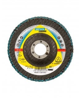 Klingspor SMT 924 abrasive mop disc 125x22,23 mm Grain 80 curve