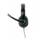 Headphones For Gamers With Microphone Esperanza EGH330G black/green Headphones For Gamers With Microphone Esperanza EGH330G black/green