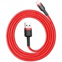 Baseus CALKLF-B09 kaabel (USB - Lightning 1m must ja punane) Baseus CALKLF-B09 kaabel (USB - Lightning 1m must ja punane)