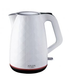 Elektriskā tējkanna Adler AD 1277 w (2200W 1.7l balta krāsa)