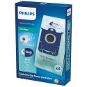 Vacuum cleaner bags for AEG, Electrolux, Philips (synthetic material Philips FC8022 / 04 4 pcs.)