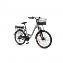 Lancia Incanto, City E-Bike, Motor power 250 W, Wheel size 26 ", Garantija 24 month(s), Sidabrinis
