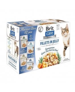 BRIT Care Fillets in Jelly Flavour Box- wet cat food - 12 x 85g