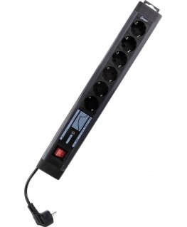 REV outlet Strip 6-fold 3m Supraguard anthracite