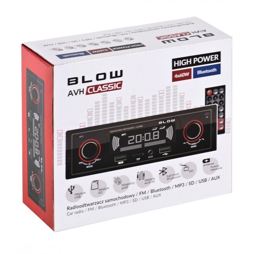 BLOW Automašīnas radio BLOW CLASSIC 78-287