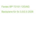 Fantec BP-T3151-12G/6G Backplane for 5x 3,5/2,5 Fantec BP-T3151-12G/6G Backplane for 5x 3,5/2,5
