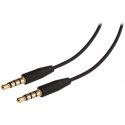 Fuj: tech 4pin no 3,5 mm vīriešu līdz 3,5 mm vīriešu austiņu kabelis, 3 m Fuj: tech 4pin no 3,5 mm vīriešu līdz 3,5 mm vīriešu austiņu kabelis, 3 m
