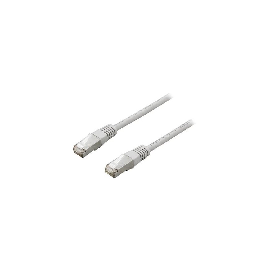 Fuj: tech Cat7 F / UTP device cable, 3 m, gray