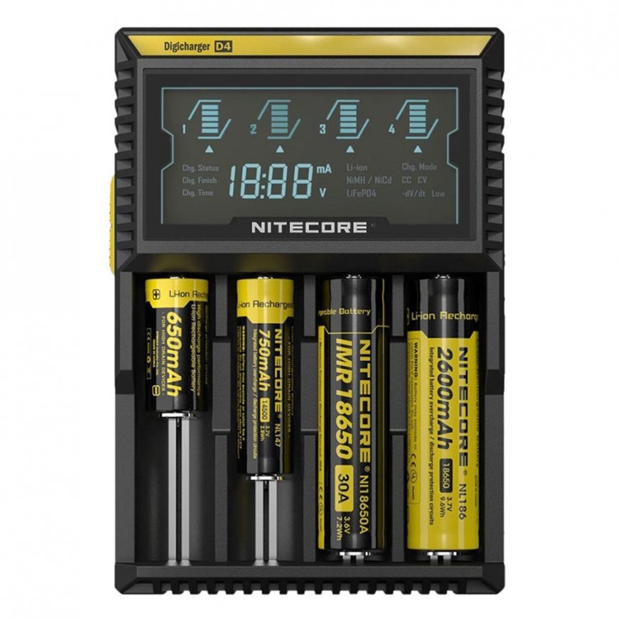 Nitecore BATTERY CHARGER 4-SLOT/D4 EU NITECORE