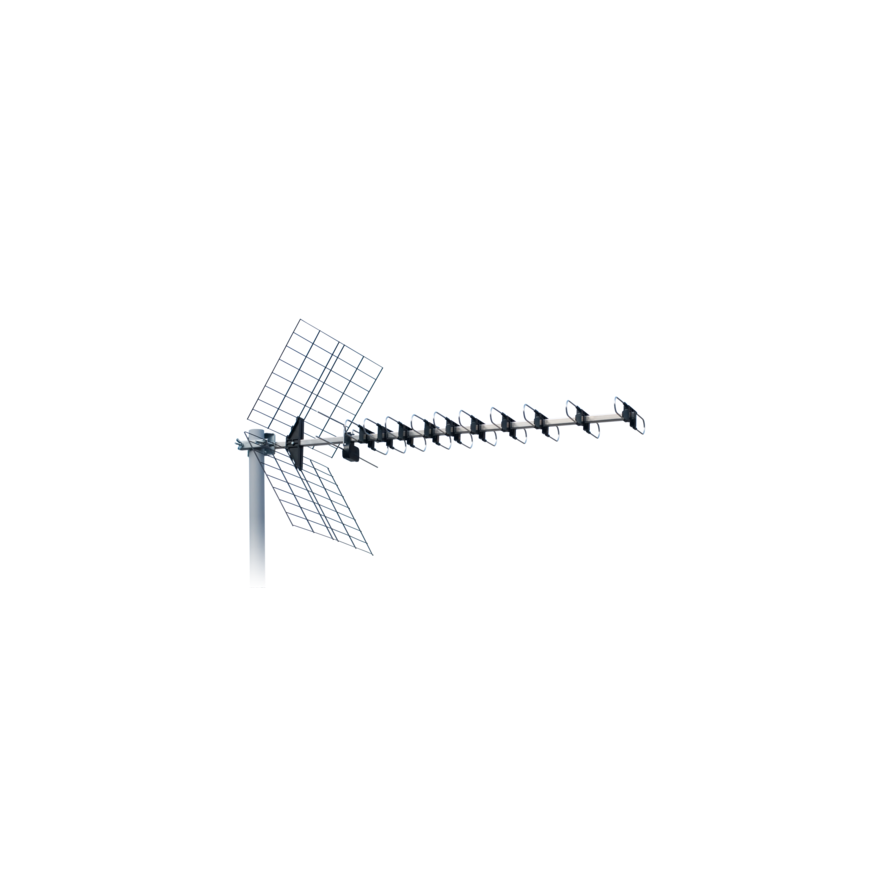 TV Antena ISKRA DTX-48 FLT7 Sidabrinis – 2