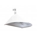 Dūmvada pārsegs AKPO WK-5 RONDO TURBO 50 WHITE (159,7 m3 / h 500mm balts)
