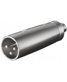 Fuj: tech XLR-male RCA-female adapter