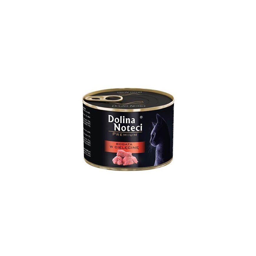 DNP for a cat rich in veal 185g