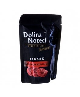 Pārtika NOTECA VALLEY Liellopu gaļas traukos sterilizēti kaķi (0,08 kg)