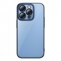 Baseus Glitter Transparent Case and Tempered Glass set for iPhone 14 Pro (blue) Baseus Glitter Transparent Case and Tempered Glass set for iPhone 14 Pro (blue)