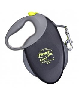 Flexi Giant Professional, L, 10 m, musta -nauhakelatalutin