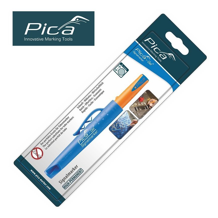 Pica GEL Permanent Marker blue SB – 3