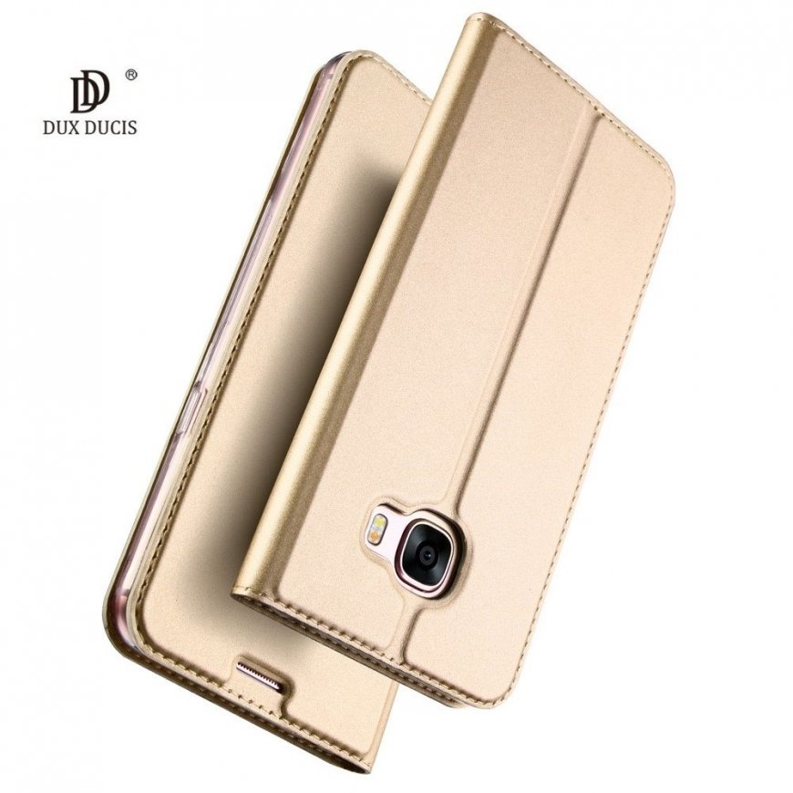 Dux Ducis Premium Magnet Case Grāmatveida Maks Telefonam Apple iPhone 11 Pro Zeltains – 4