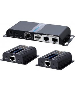 HDMI amplifier, extend an HDMI signal up to 40m, EDID, PoE, IR, 1080p in 60Hz, black / HDMI-270