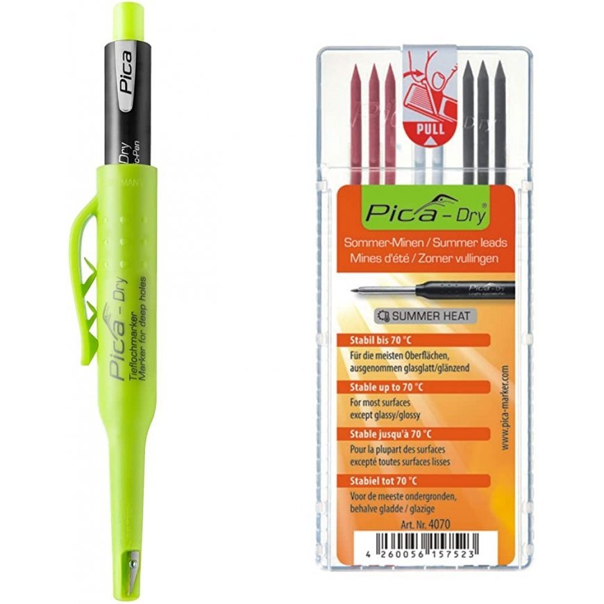 Pica DRY Bundle with 1x Marker + 1x Refills No. 4070 – 2