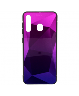 Mocco Stone Ombre Back Case Silikona Apvalks Ar Krāsu Gradientu Priekš Apple iPhone X / XS Violets - Zils
