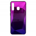 Mocco Stone Ombre Back Case Silicone Case With gradient Color For Apple iPhone X / XS Purple - Blue