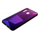 Mocco Stone Ombre Back Case Silicone Case With gradient Color For Apple iPhone X / XS Purple - Blue