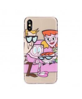 Cartoon Network Dexter Aizmugurējais Silikona Apvalks Priekš Apple iPhone 7 Plus / 8 Plus Family