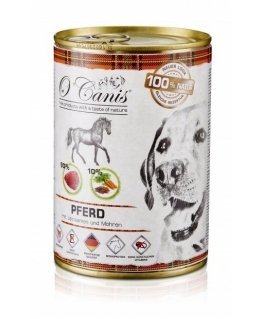O'CANIS Hobuseliha köögiviljade ja linaseemnetega - Koera märgtoit - 400 g