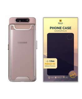 Mocco Original Clear Case 2mm Aizmugurējais Silikona Apvalks Priekš Samsung A805 Galaxy A80 Caurspīdīgs (EU Blister)