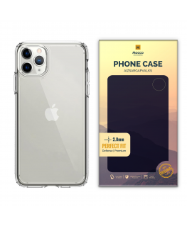 Mocco Original Clear Case 2mm Silicone Case for Apple iPhone 11 Pro Transparent (EU Blister)