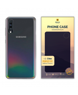 Mocco Original Clear Case 2mm Aizmugurējais Silikona Apvalks Priekš Samsung A705 Galaxy A70 Caurspīdīgs (EU Blister)