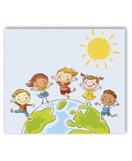 1x10 Daiber Globe 13x18 Kids Portrait folders 13348