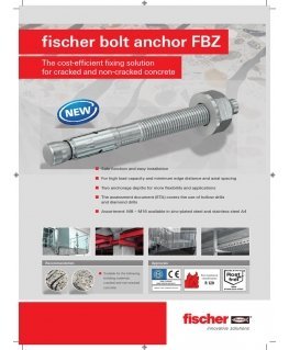 Fischer Bolt Anchor FBZ 10/10 50 pcs