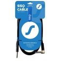 SSQ JMPJMK1 SS-1439 Cable Jack Mono - Jack Mono (90 degree angle) 1 m Black SSQ JMPJMK1 SS-1439 Cable Jack Mono - Jack Mono (90 degree angle) 1 m Black
