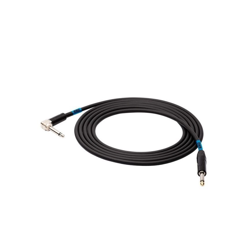 SSQ JMPJMK1 SS-1439 Cable Jack Mono - Jack Mono (90 degree angle) 1 m Juodas – 2