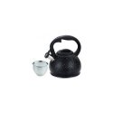 Must terasest infuser koos vile ja kurnaga tee ja ürtide jaoks, maht 1,2 l. KH 1634 Must terasest infuser koos vile ja kurnaga tee ja ürtide jaoks, maht 1,2 l. KH 1634