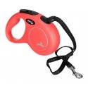 Flexi New Classic, S, 5 m, punase köiega jalutusrihm