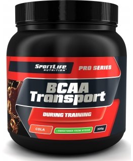 SportLife Pro Серия BCAA Тренировочный напиток с колой, 300г